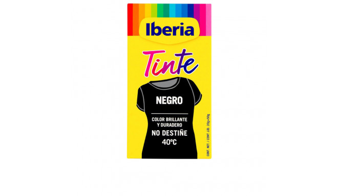 IBERIA TINTE ROPA no destiñe 40º #negro 70 gr