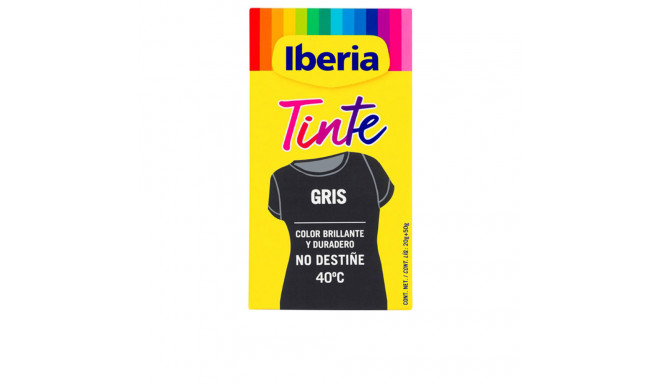 IBERIA TINTE ROPA no destiñe 40º #gris 70 gr