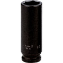 Kuuskant pikk löökpadrunvõti 23mm 1/2" Irimo jaepakend