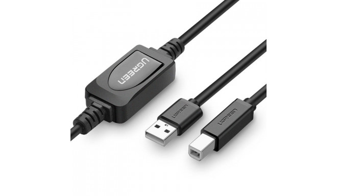Kaabel USB AM - BM 10m with repeater US122 UGREEN