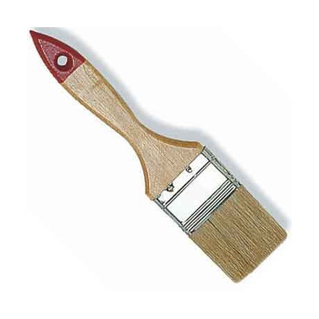 Pintsel 35mm, lapik, lakitud puidust käepide