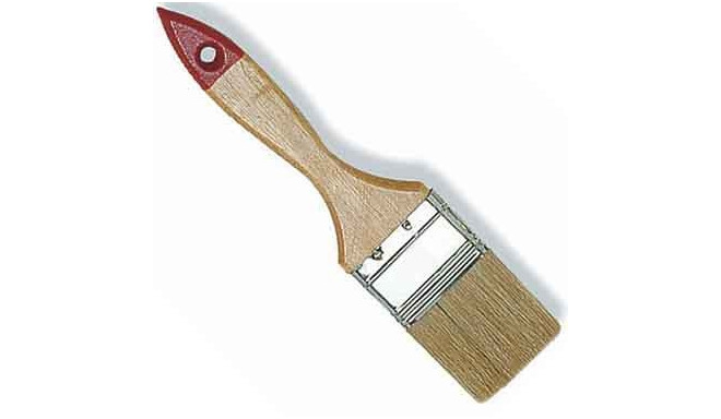 Pintsel 35mm, lapik, lakitud puidust käepide
