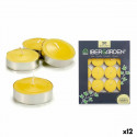 Sveču Komplekts Citronella Dzeltens (12 gb.)