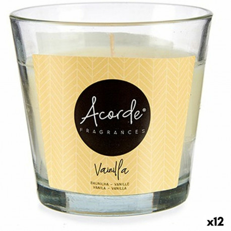 Scented Candle Acorde 261-50H 261-50H Vanilla 120 g (12 Units)