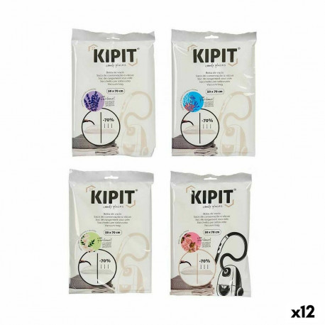 Vacuum Bags Kipit 54208 54208 Transparent Plastic 50 x 70 cm (12 Units)