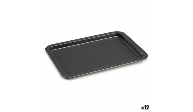 Baking tray Kinvara CK56483-47 CK56483-47 Grey Metal 25,3 x 2 x 37 cm (12 Units)