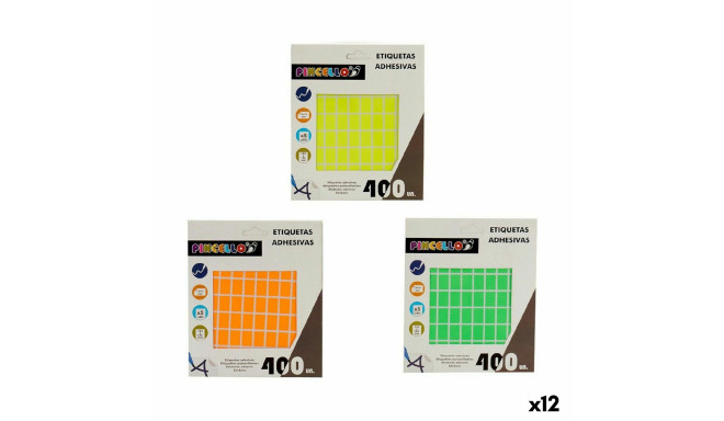 Adhesive labels Pincello 1711092 12 x 18 mm Rectangular (12 Units)