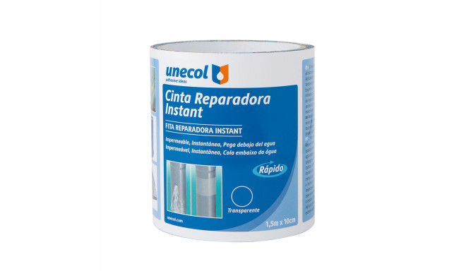 Jumta remonta lente Unecol Instant A7711 Caurspīdīgs 10 cm x 1,5 m