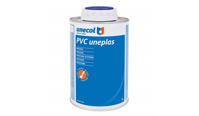 Adhesive for PVC pipe Unecol Uneplas A2040 Ota 1 L