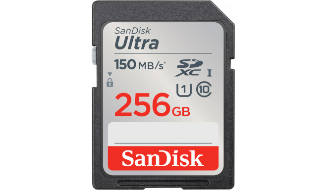 SanDisk карта памяти SDXC 256GB Ultra 150MB/s