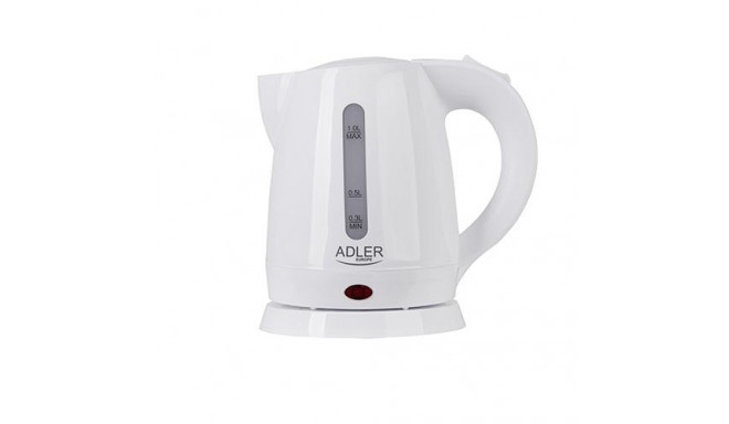 Adler AD 1272 electric kettle 1 L 1600 W Hazelnut, White