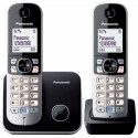 Panasonic KX-TG6812GB telephone DECT telephone Caller ID Black