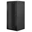 Lanberg WF01-6627-10B rack cabinet 27U Wall mounted rack Black