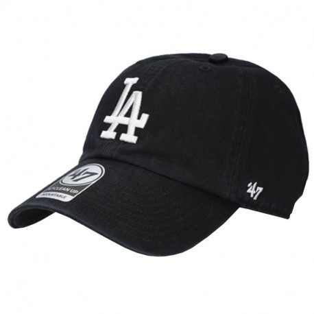 47 Brand MLB Los Angeles Dodgers 47 Clean Up Cap B-RGW12GWS-BKJ (One size)