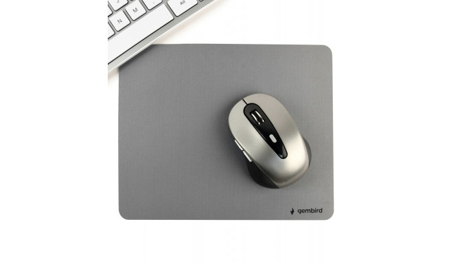 Gembird MP-S-G mouse pad, microguma, grey