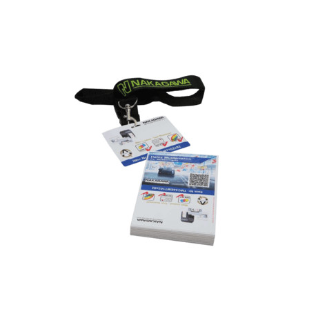 Nakagawa visitor badges, 54x86