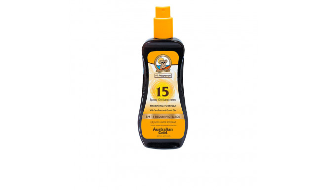 AUSTRALIAN GOLD SUNSCREEN SPF15 spray oil hydrating formula 237 ml