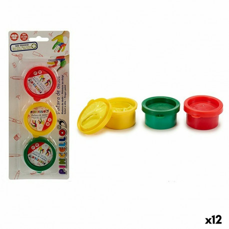 Finger Paint Pincello 16844 16844 Set Multicolour (12 Units)