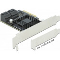 DeLOCK PCIe 5P SATA x4 LP 90498