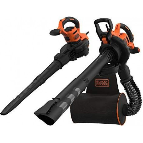 3-in-1 Elektro-Laubsauger BEBLV300-QS, Laubsauger/Laubbläser (schwarz/orange, 3.000 Watt)