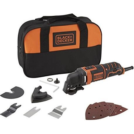 Multifunktions-Werkzeug MT300SA2 (orange/schwarz, 300 Watt, 12-tlg. Zubehörset)