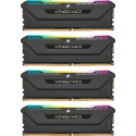 Corsair DDR4 - 32 GB -3600 - CL - 18 - Quad-Kit, RAM (black, CMH32GX4M4D3600C18, Vengeance RGB PRO S