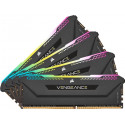 Corsair DDR4 - 32 GB -3600 - CL - 18 - Quad-Kit, RAM (black, CMH32GX4M4D3600C18, Vengeance RGB PRO S