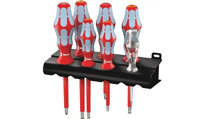 Wera 3160i / 7 Rack - Screwdriver set, stainless steel