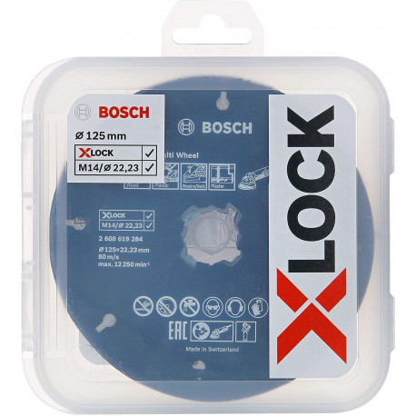 Bosch X-LOCK cutting + grinding set 125mm - 2608619374