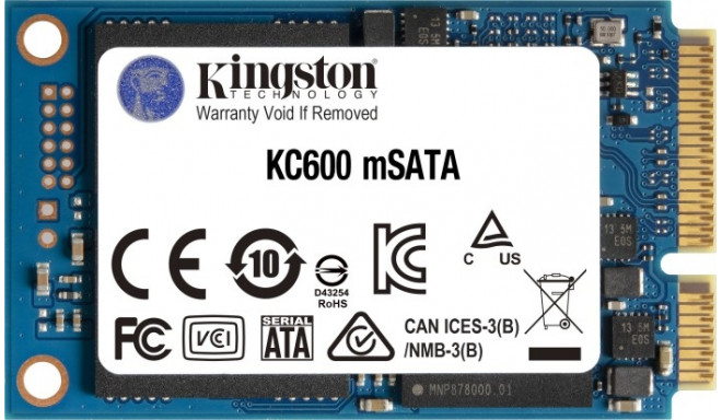 Kingston SSD 256GB 500/550 KC600MS mSA