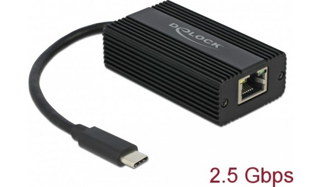 DeLOCK Adapter USB-C St> 2.5 Gigabit LAN