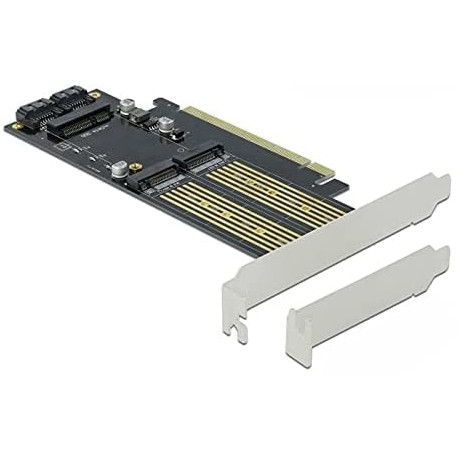 DeLOCK PCIe x16 card> 2x M.2KeyB + 1xmSATA