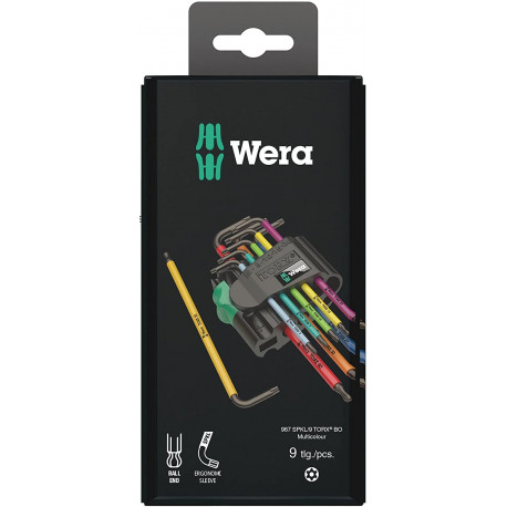 Wera L-key set 967 SPKL / 9 TORX