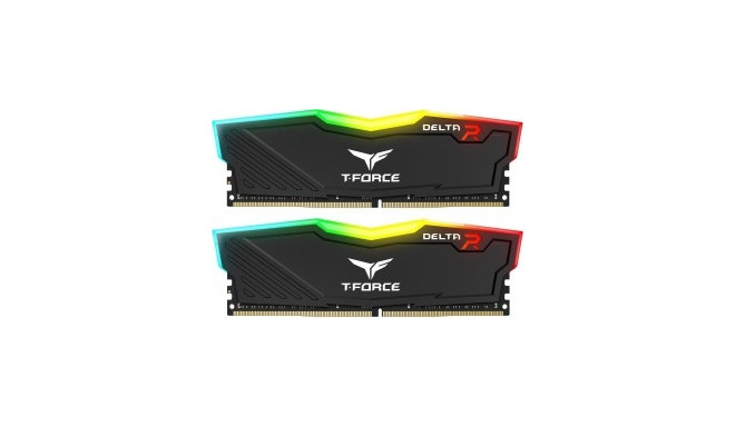 Team Group DDR4 -32GB - 3200 - CL - 16 T-Force Delta black Dual Kit