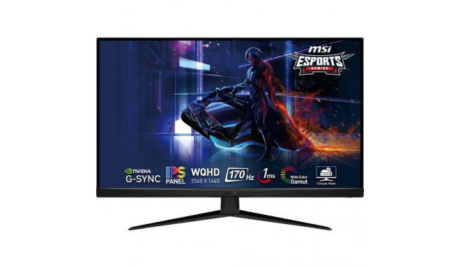 MSI G321Q computer monitor 80 cm (31.5&quot;) 2560 x 1440 pixels Wide Quad HD Black