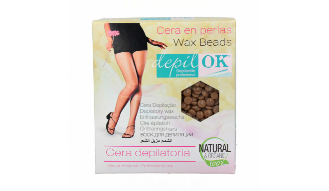 Hair Removal Wax Beans Depil Ok Gold Chocolate 1 Kg