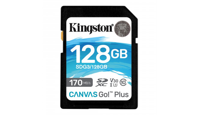CARD 128GB Kingston Canvas Go! Plus SDXC 170MB/s