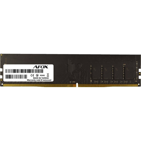 AFOX DDR3 memory, 8 GB, 1600MHz, CL11 (AFLD38BK1P)