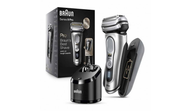 Braun Series 9 Pro 9477CC men&#039;s shaver Foil shaver Trimmer Black, Silver