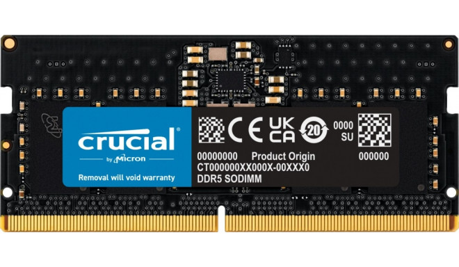 Notebook memory DDR5 SODIMM 8GB/5600 CL46 (16Gbit)