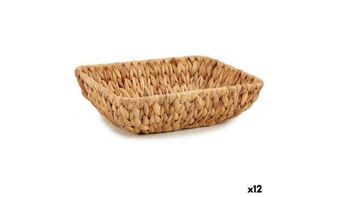 Centerpiece Gift Decor SF18037 SF18037 Brown Metal Water hyacinth 30 x 9 x 22 cm (12 Units)