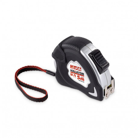 Mõõdulint alumiiniumkummist korpuses 5mx19mm KRT702105 KREATOR