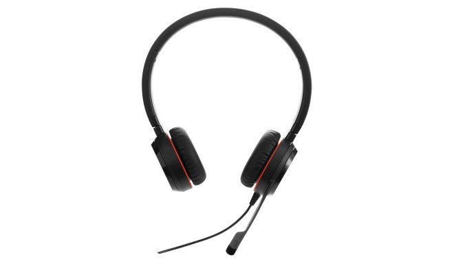 JABRA Evolve 20SE MS stereo Special Edition headset on-ear wired USB Certified for Skype for Busines