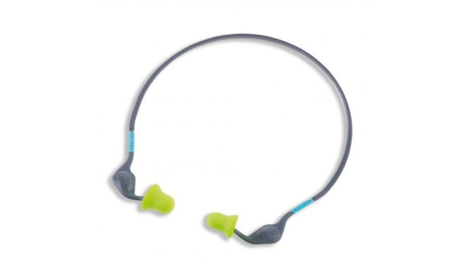 UVEX XACT-BAND, banded earplugs with sound absorber, SNR26, replacable plugs