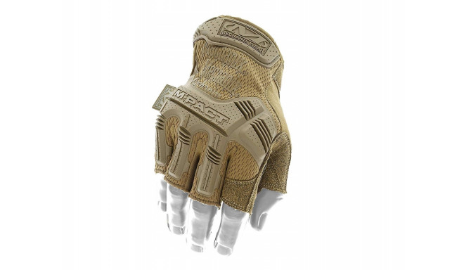 Bepirštės Pirštinės Mechanix M-Pact® FINGERLESS Coyote M dydis. Velcro, TrekDry®, dirbtinė oda, deln