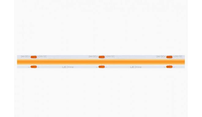 LED strip 24Vdc, 18W/m, COB 480LED/m, 1440lm, warm white 2700K, IP20, 180°, LED LINE