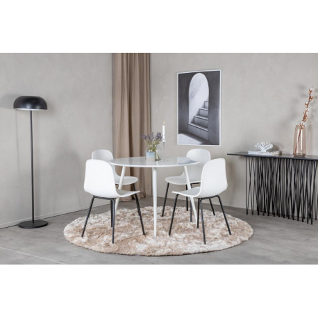 Söögitoa komplekt Plaza&Arctic 4 tooli