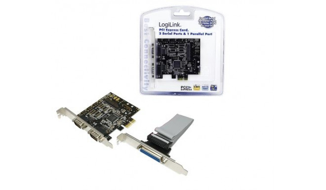 LogiLink PC0033 interface cards/adapter Internal Parallel, Serial