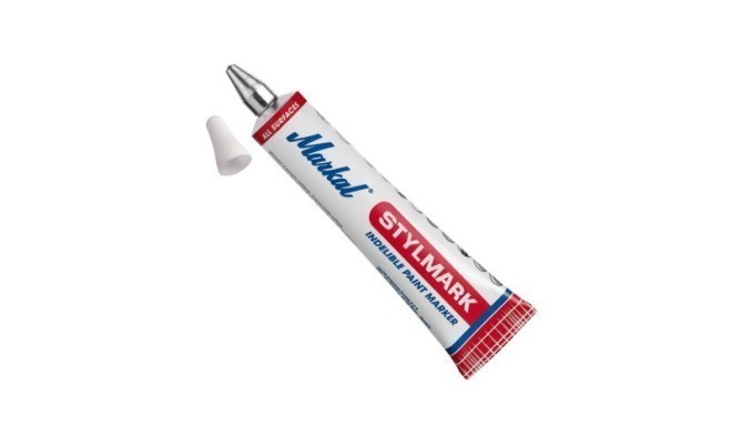 Ball paint marker Markal Stylmark 3mm, white