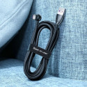 BASEUS cable organizer nylon cable winder 1m black ACMGT-E01